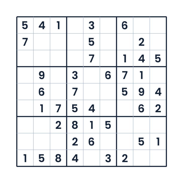 Der sichere Denkkurs – Sudoku online lösen oder ausdrucken