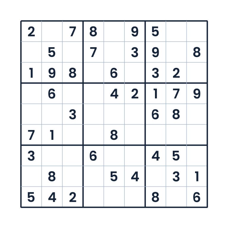 Der flinke Denkkurs – Sudoku online lösen oder ausdrucken