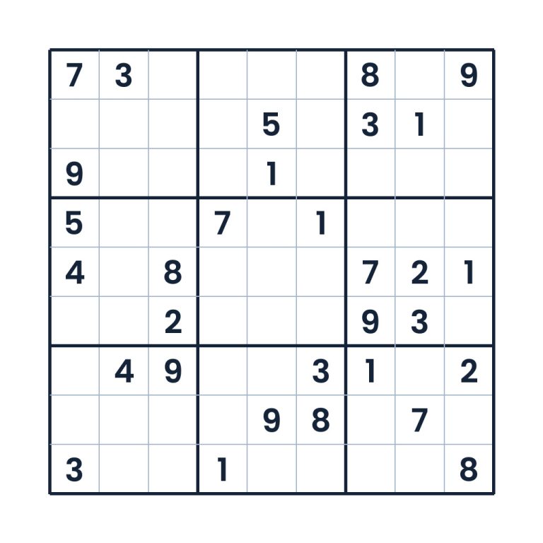Der knifflige Zahlenlauf – Sudoku online lösen oder ausdrucken
