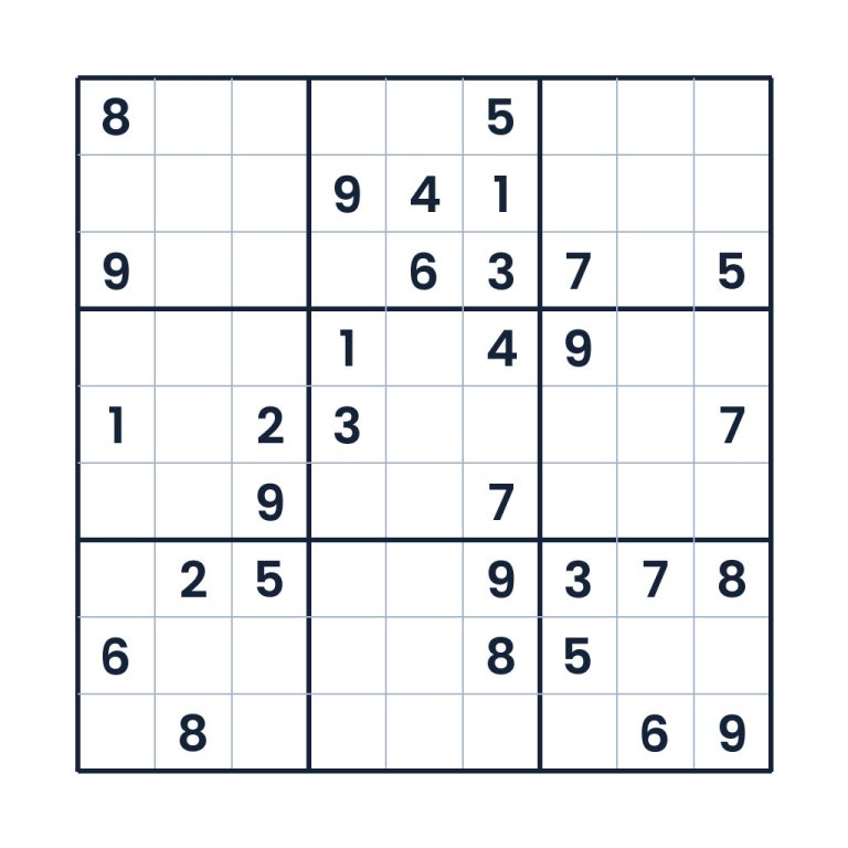 Der präzise Zahlenlauf – Sudoku online lösen oder ausdrucken