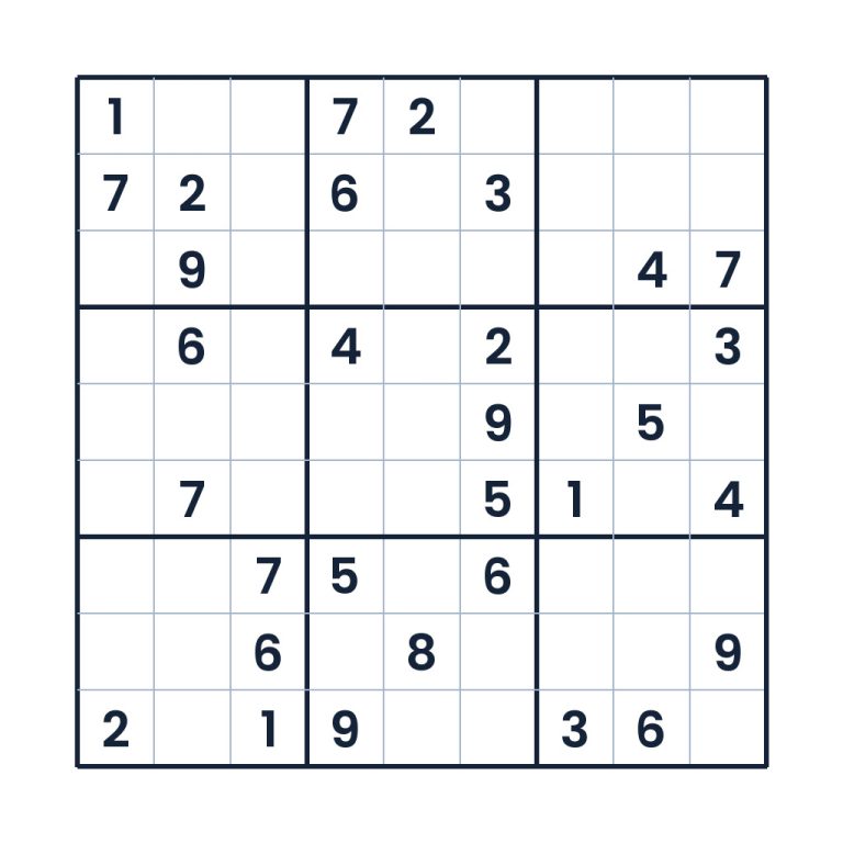 Der spannende Zahlenlauf – Sudoku online lösen oder ausdrucken