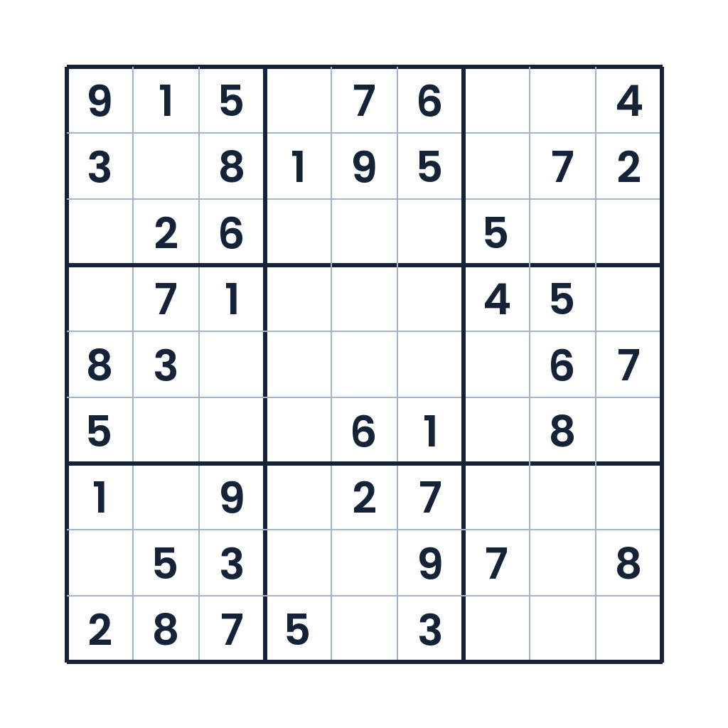 Der geschickte Zahlenlauf – Sudoku online lösen oder ausdrucken
