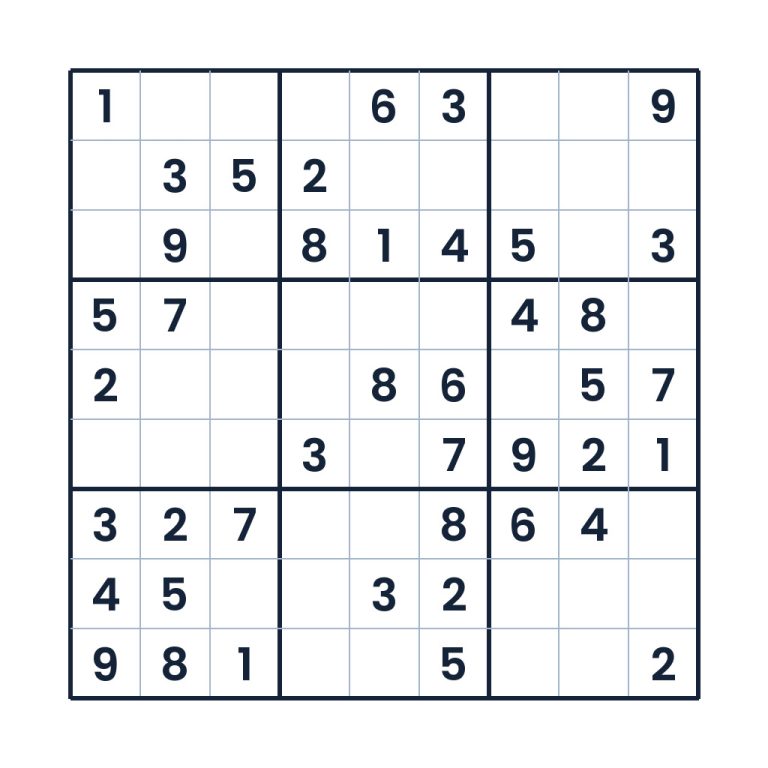 Der aufmerksame Zahlenlauf – Sudoku online lösen oder ausdrucken