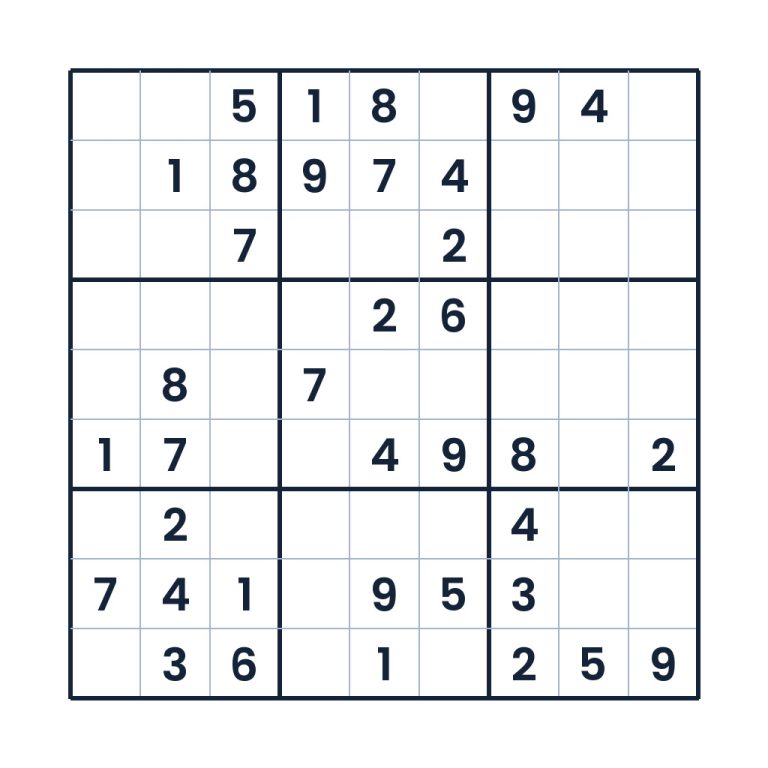 Der fokussierte Zahlenlauf – Sudoku online lösen oder ausdrucken