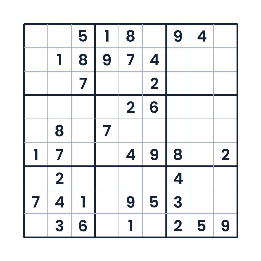 Der fokussierte Zahlenlauf – Sudoku online lösen oder ausdrucken