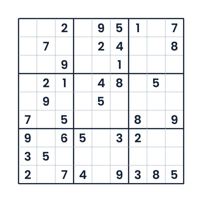 Der meisterhafte Zahlenlauf – Sudoku online lösen oder ausdrucken
