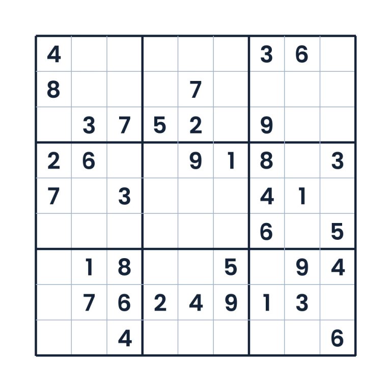 Der flinke Zahlenlauf – Sudoku online lösen oder ausdrucken