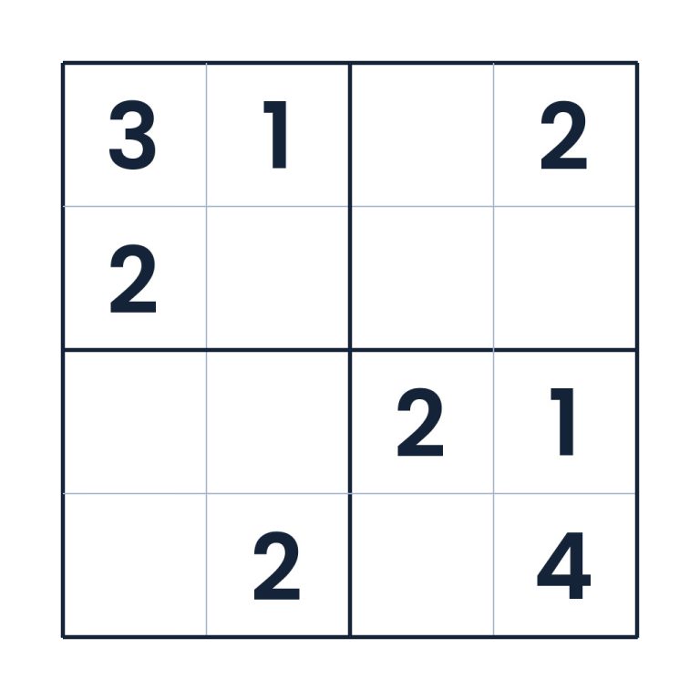 Der taktische Rätselpfad – Sudoku online lösen oder ausdrucken