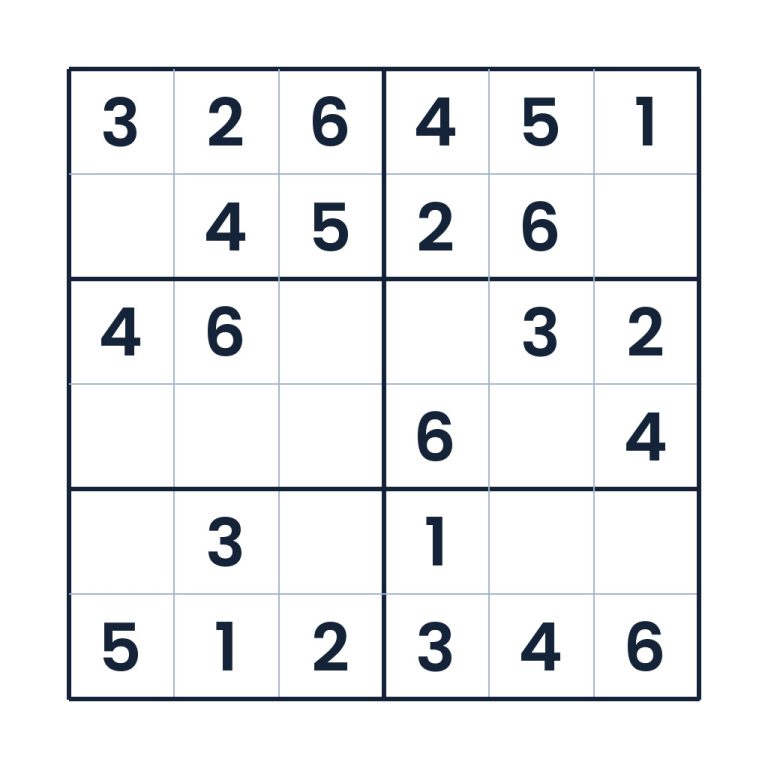 Der konzentrierte Rätselpfad – Sudoku online lösen oder ausdrucken