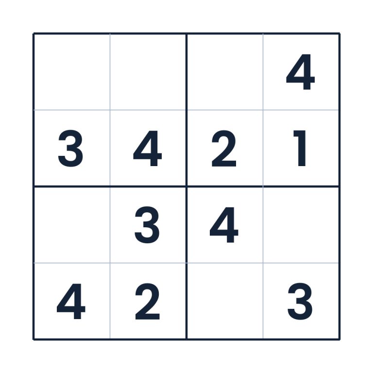 Der geschickte Logikkurs – Sudoku online lösen oder ausdrucken