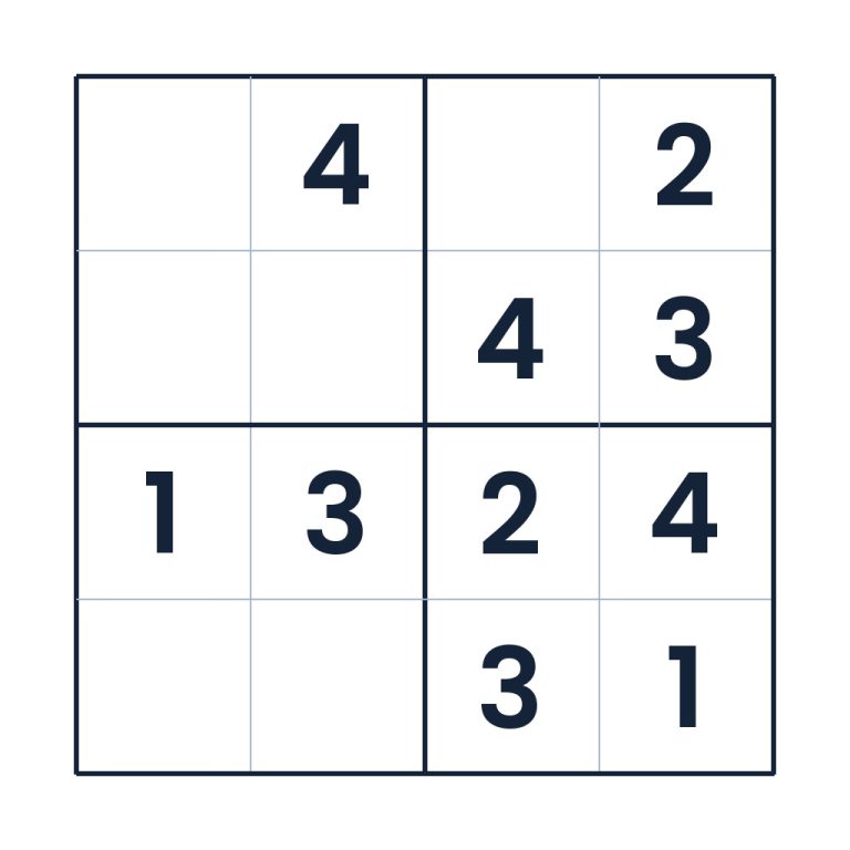 Der aufmerksame Logikkurs – Sudoku online lösen oder ausdrucken