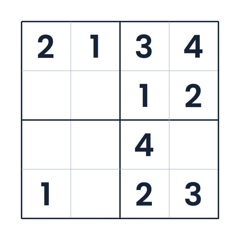 Der taktische Logikkurs – Sudoku online lösen oder ausdrucken