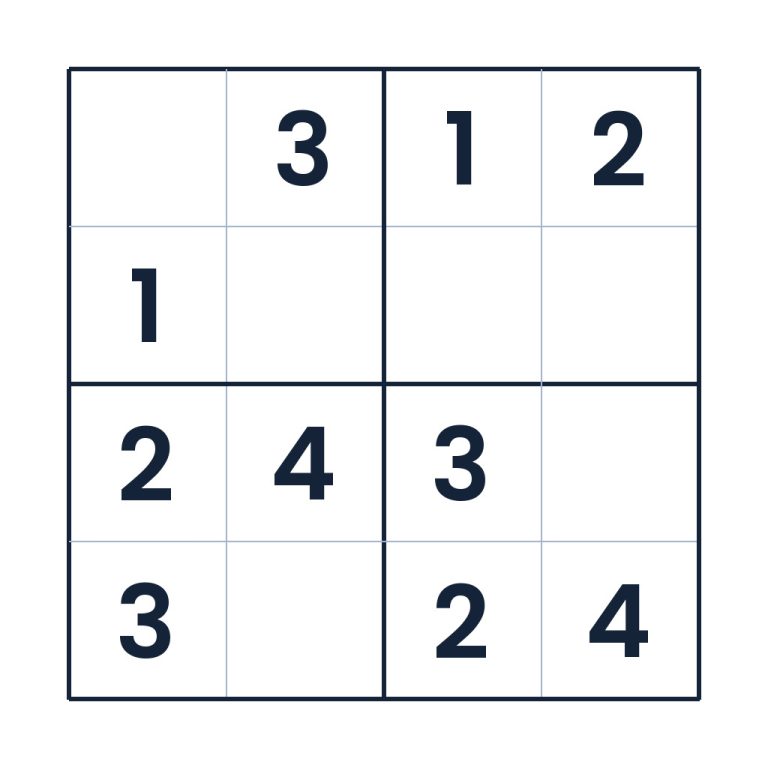 Der raffinierte Logikkurs – Sudoku online lösen oder ausdrucken