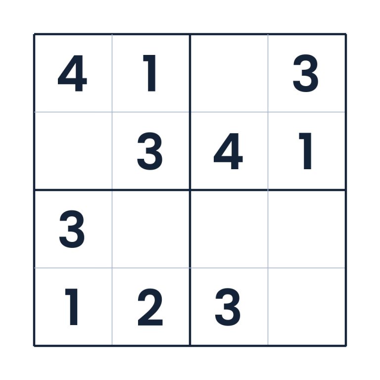 Der fokussierte Logikkurs – Sudoku online lösen oder ausdrucken