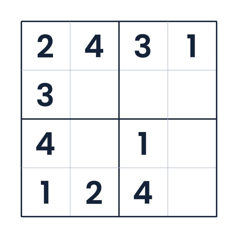 Der schlaue Logikkurs – Sudoku online lösen oder ausdrucken