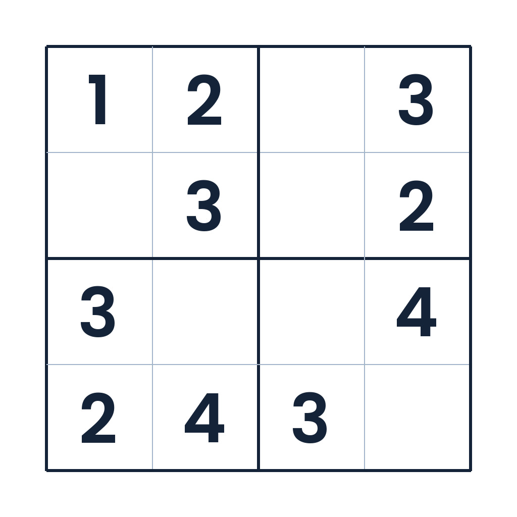 Der logische Zahlenplan – Sudoku online lösen oder ausdrucken