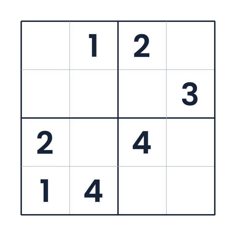 Der fokussierte Zahlenpfad – Sudoku online lösen oder ausdrucken