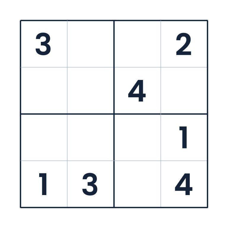 Der konzentrierte Zahlenpfad – Sudoku online lösen oder ausdrucken