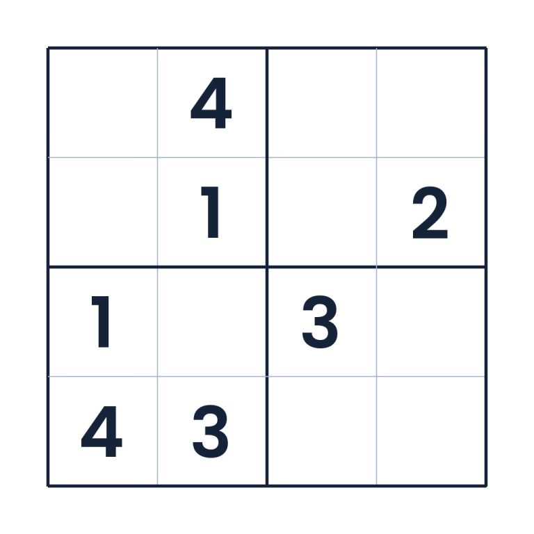 Der klare Zahlenweg – Sudoku online lösen oder ausdrucken