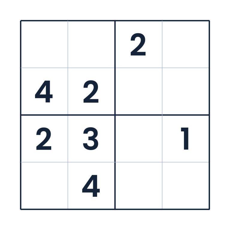 Der spannende Zahlenweg – Sudoku online lösen oder ausdrucken