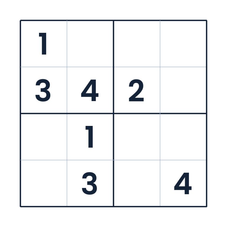 Der geschickte Zahlenweg – Sudoku online lösen oder ausdrucken
