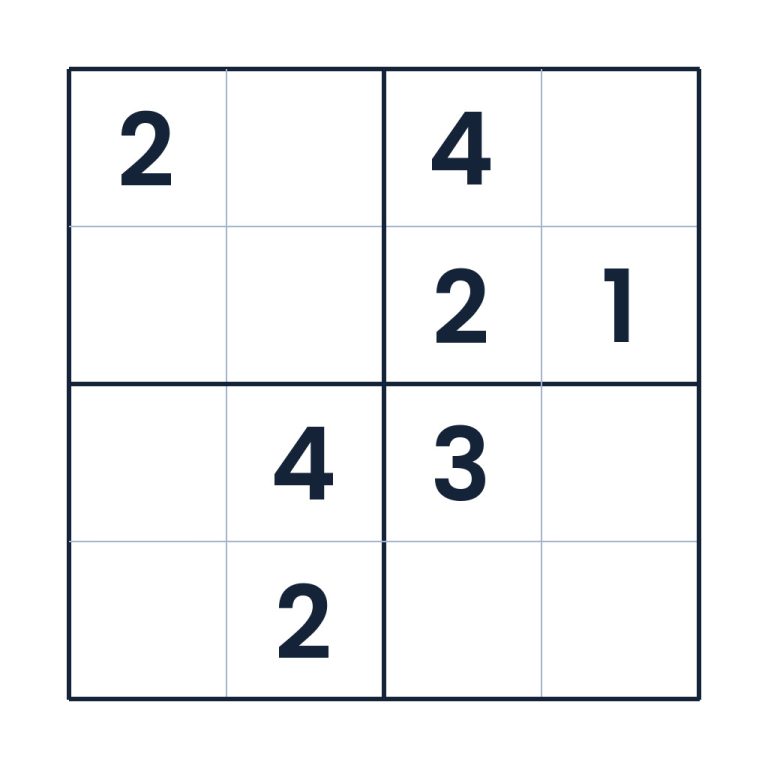 Der anspruchsvolle Zahlenweg – Sudoku online lösen oder ausdrucken