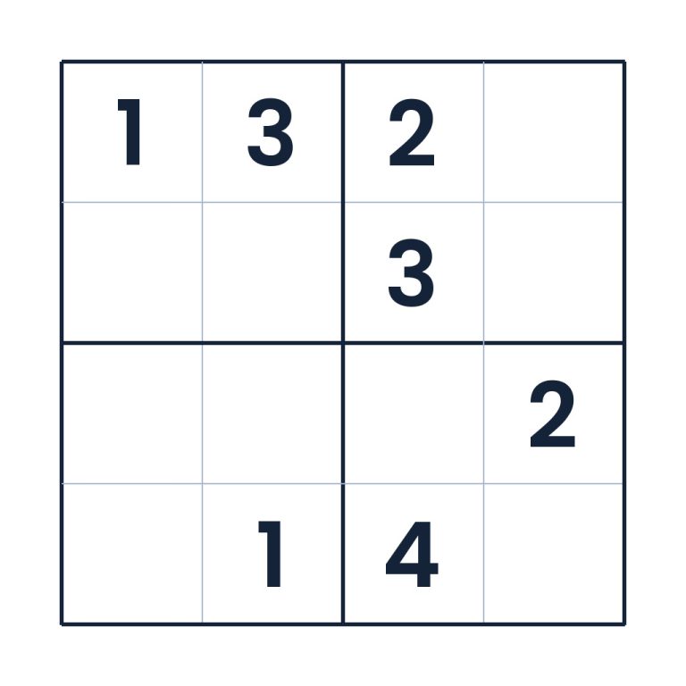 Der flinke Zahlenweg – Sudoku online lösen oder ausdrucken