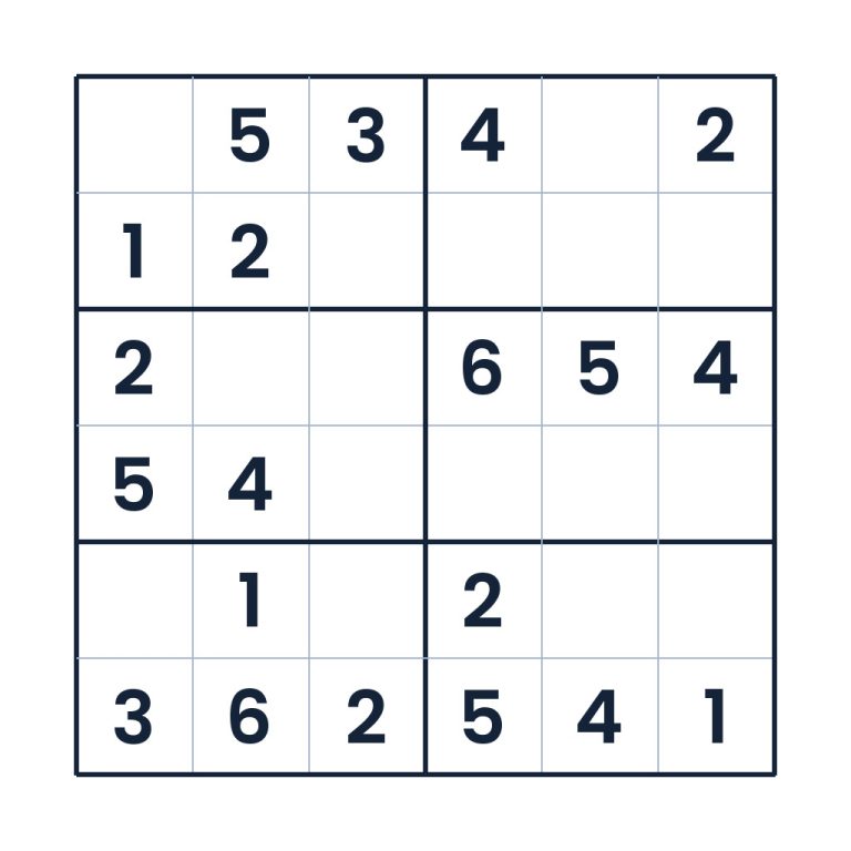 Der schlaue Zahlenweg – Sudoku online lösen oder ausdrucken