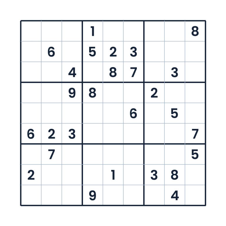 Der geschickte Zahlenparcours – Sudoku online lösen oder ausdrucken