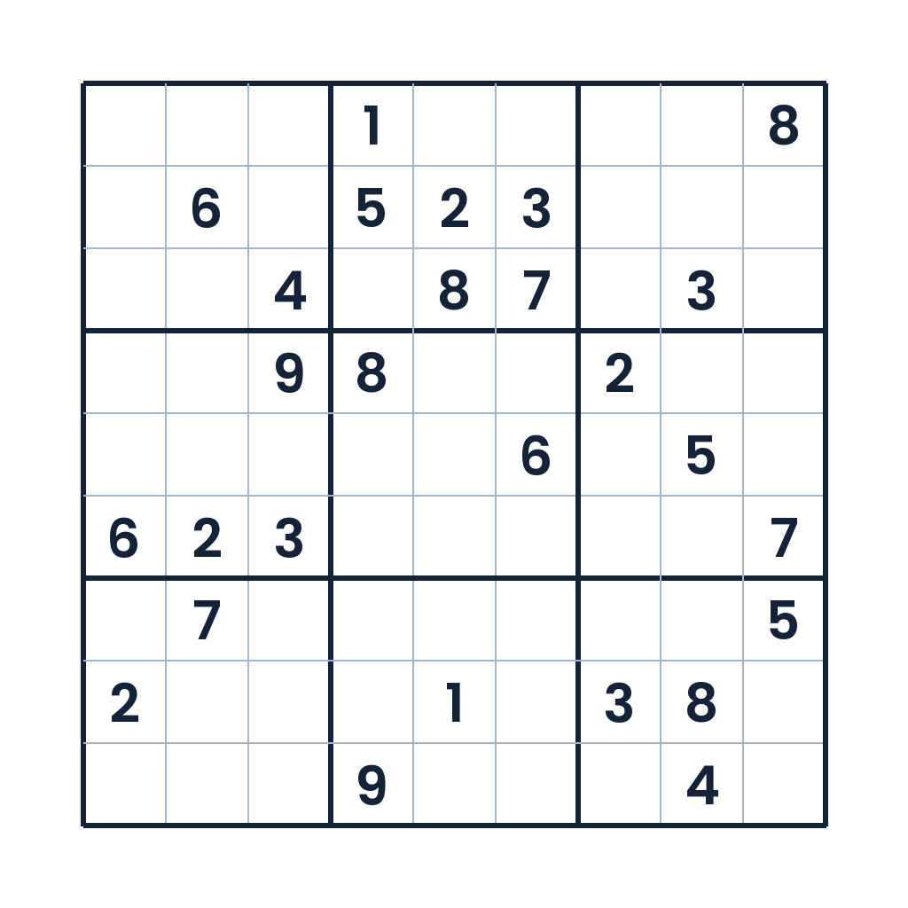 Der geschickte Zahlenparcours – Sudoku online lösen oder ausdrucken