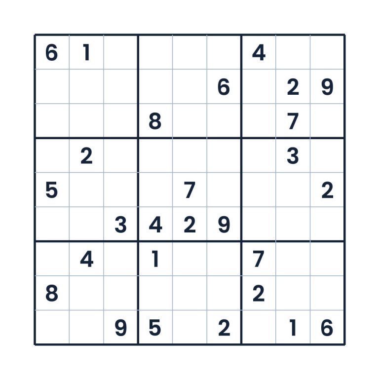 Der sichere Zahlenparcours – Sudoku online lösen oder ausdrucken