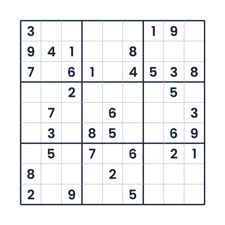 Der logische Logikweg – Sudoku online lösen oder ausdrucken
