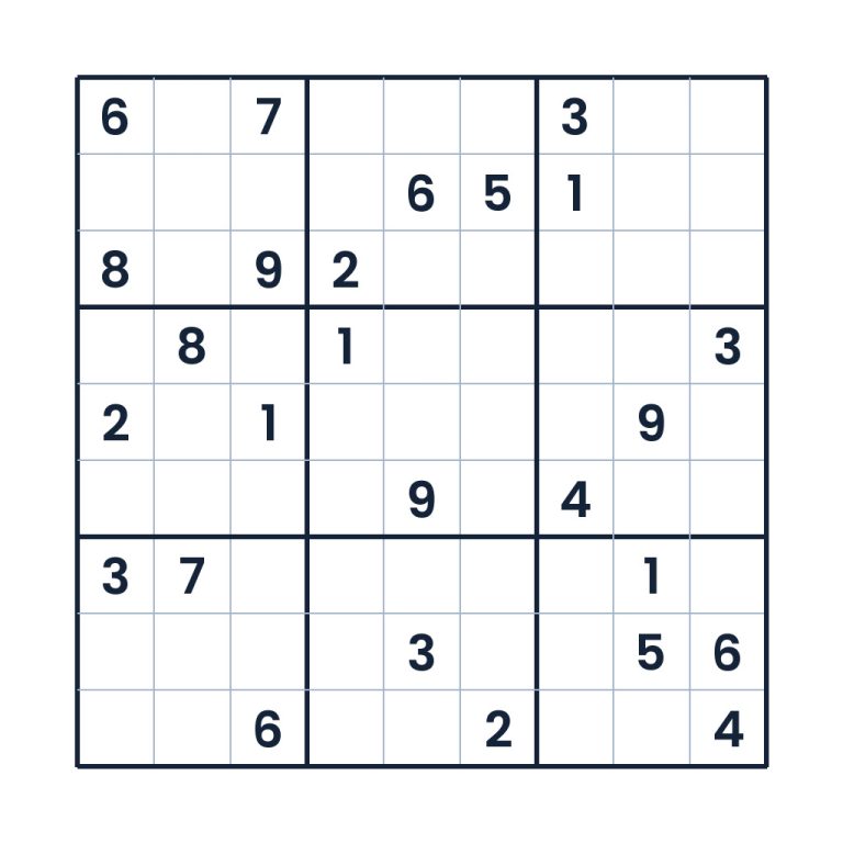 Der logische Denkpfad – Sudoku online lösen oder ausdrucken