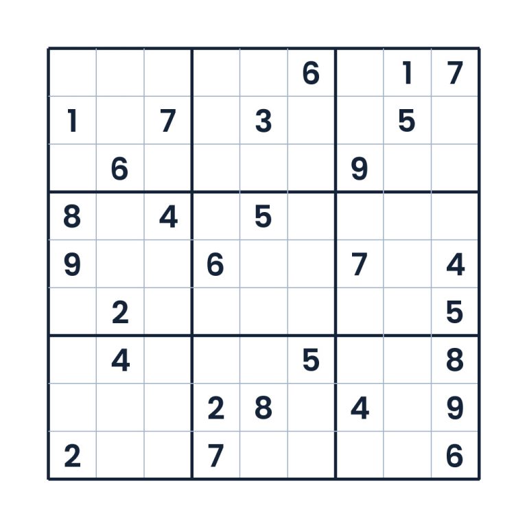 Der geschickte Denkpfad – Sudoku online lösen oder ausdrucken
