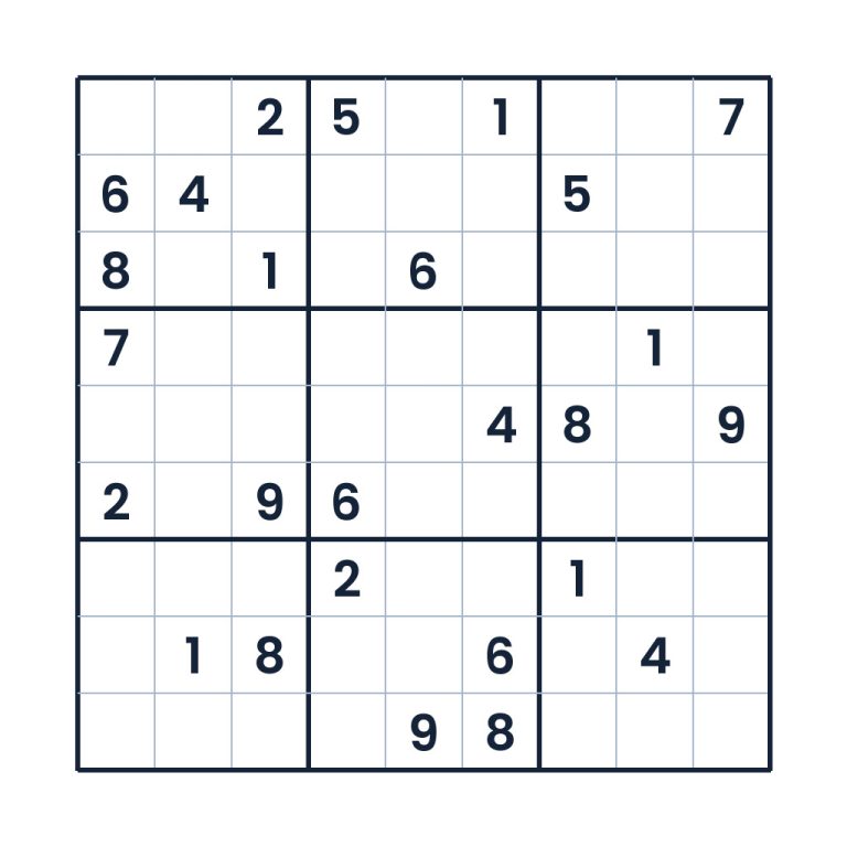 Der aufmerksame Denkpfad – Sudoku online lösen oder ausdrucken