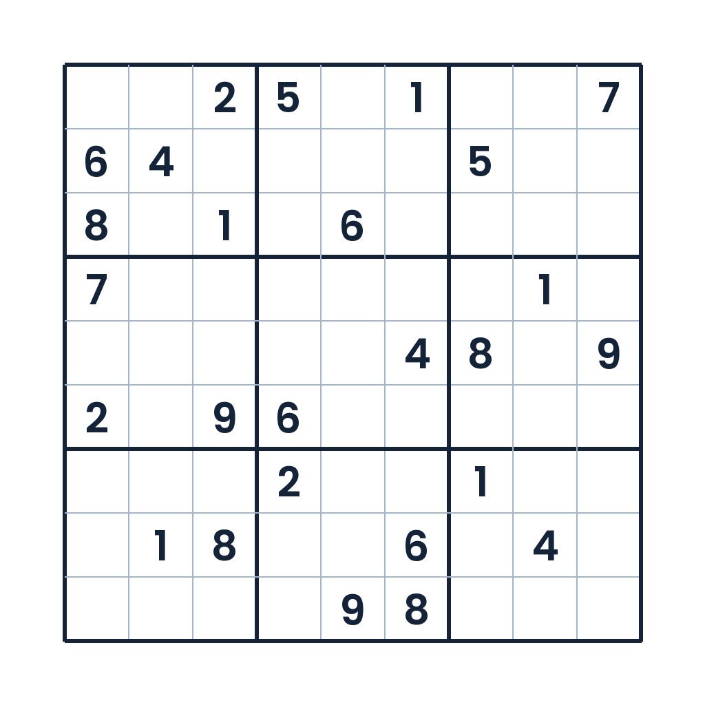 Der aufmerksame Denkpfad – Sudoku online lösen oder ausdrucken