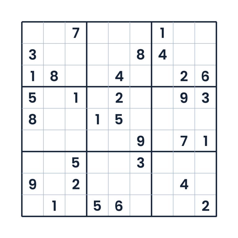 Der schlaue Denkpfad – Sudoku online lösen oder ausdrucken