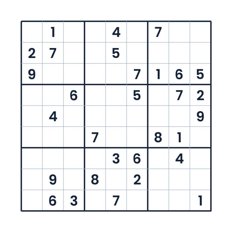 Der herausfordernde Denkpfad – Sudoku online lösen oder ausdrucken
