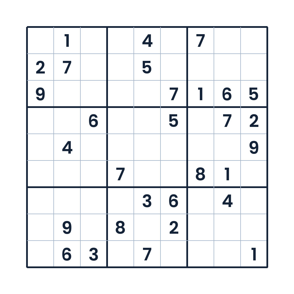 Der herausfordernde Denkpfad – Sudoku online lösen oder ausdrucken