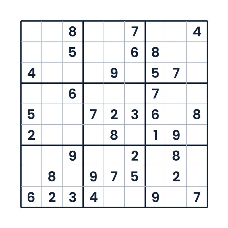 Der raffinierte Logikweg – Sudoku online lösen oder ausdrucken