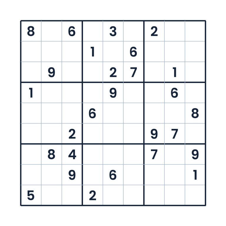 Profi-Sudoku Zahlenkompass im 9x9-Gitter für Kinder ab 12 Jahren