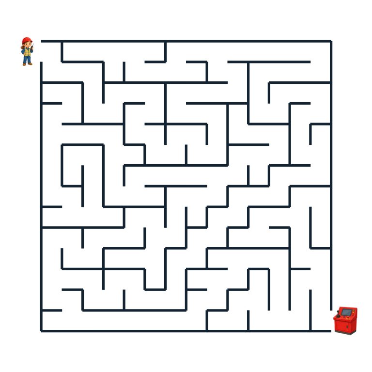 Lina findet den Weg durch ein Baustellen-Labyrinth zum Steuerpult des Turmkrans
