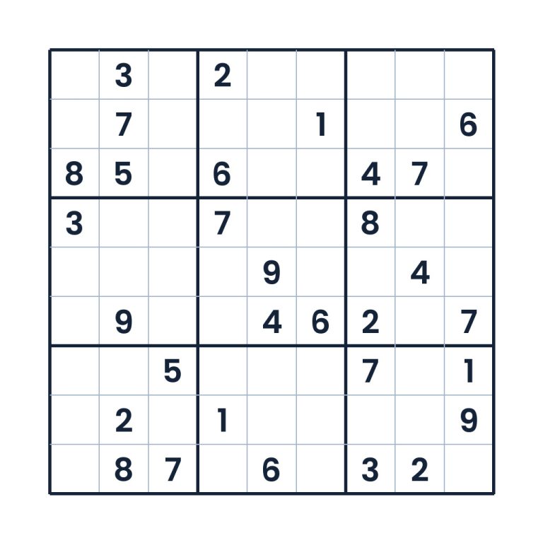 Schweres 9x9-Sudoku für Kinder ab 10 Jahren