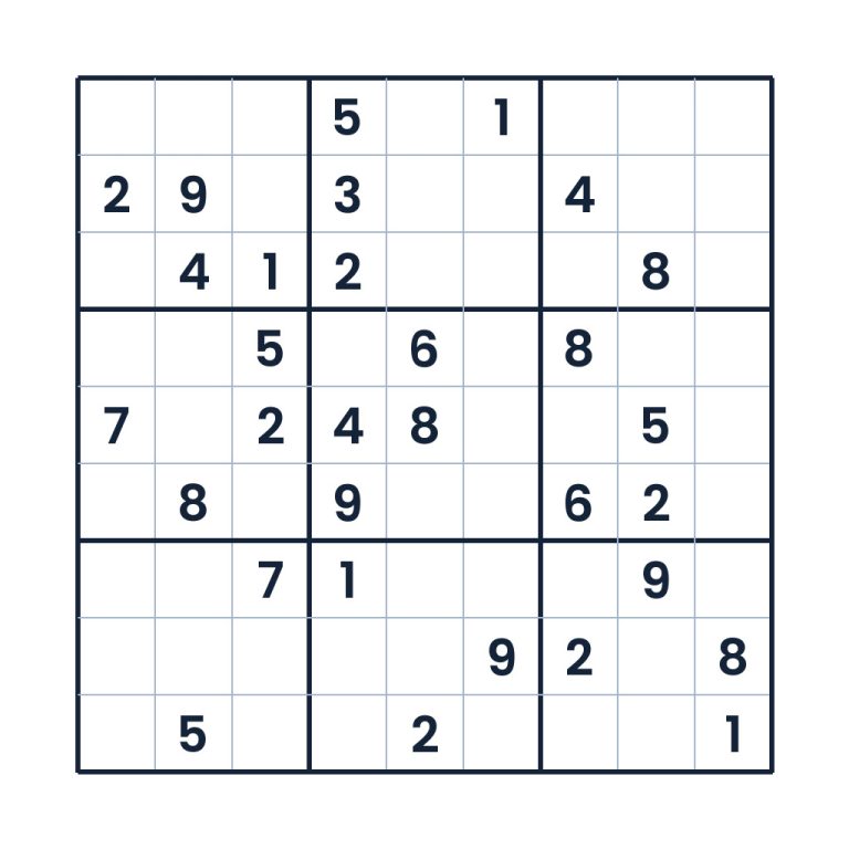Schweres 9x9-Sudoku für Kinder ab 10 Jahren