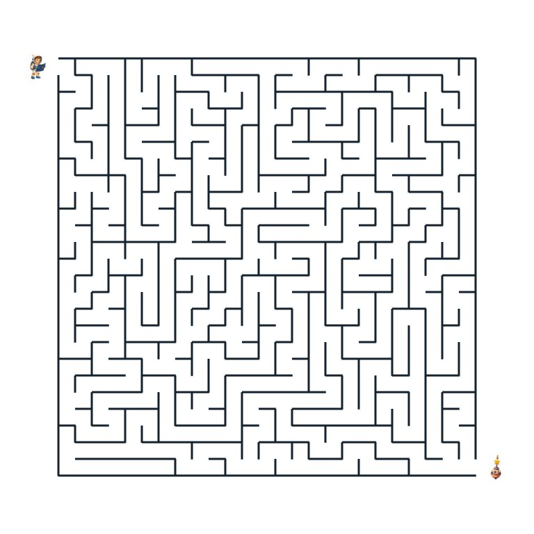 Raumkartograf auf dem Weg durch ein Weltraum-Labyrinth zu einer Sternenboje