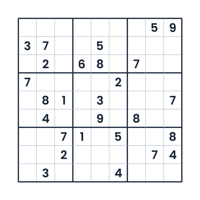 9x9-Sudoku für Kinder ab 12 Jahren in Profi-Schwierigkeit